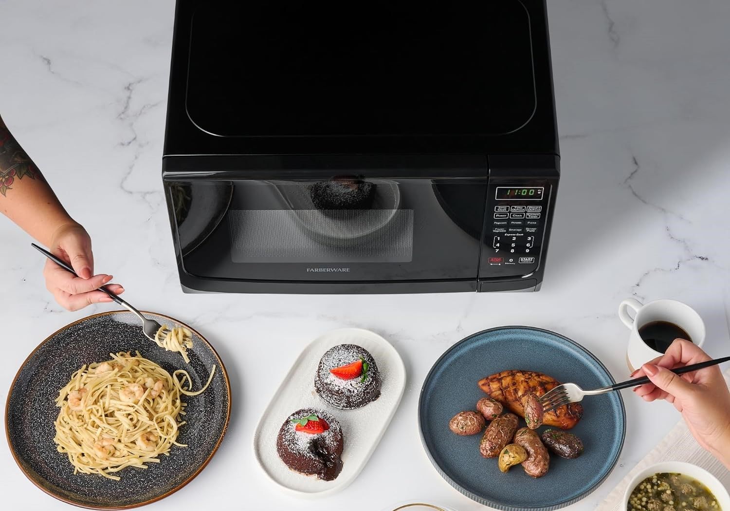 perfect countertop microwave